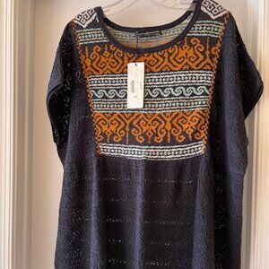 Peruvian Connection knit tunic